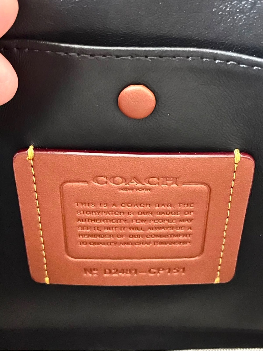 Coach Tabby 33 EUC - Black Nappa Leather - Brass Hardware - Picture 14 of 16